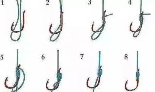 鱼钩的拴法 鱼钩的拴法