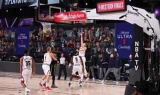 掘金主场击败湖人